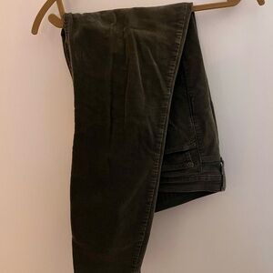 Dark Green Corduroy Pants